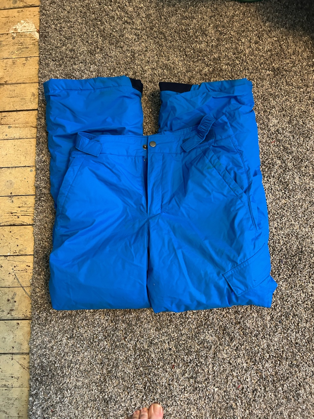 Columbia Bright Blue Kids Snow Pants